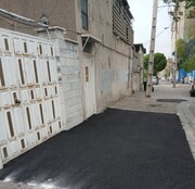 نوسازی آسفالت معابر شمال شرق پایتخت در منطقه ۴