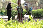 ۵۰ اصله نهال سرو در بوستان پیروزی منطقه ۱۳ کاشته شد