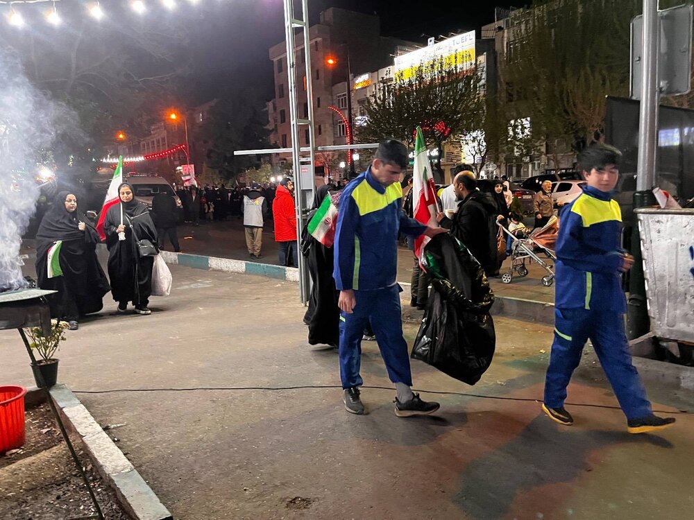 ۵ تُن پسماند خشک از چهارراه نبرد جمع‌آوری شد