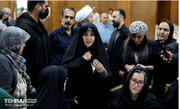 بازدید معاون امور زنان ریاست جمهوری از محل اسکان شهروندان