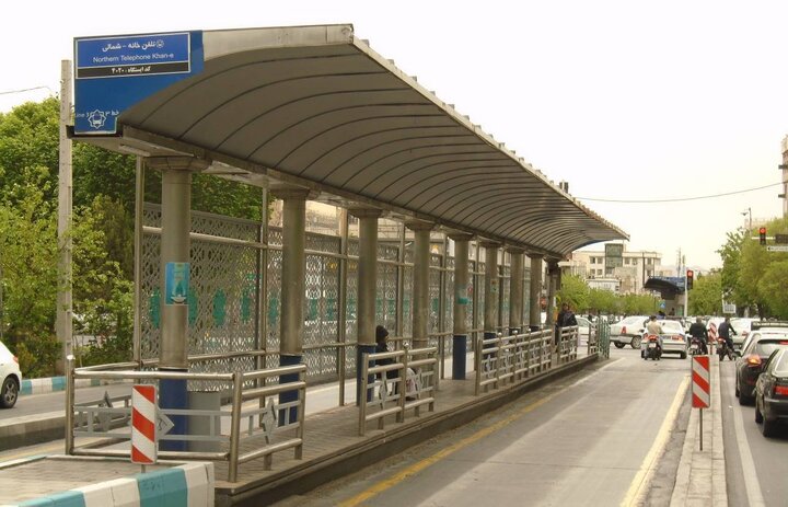 نوسازی ایستگاه BRT تلفنخانه شمالی با ورق‌های CNC