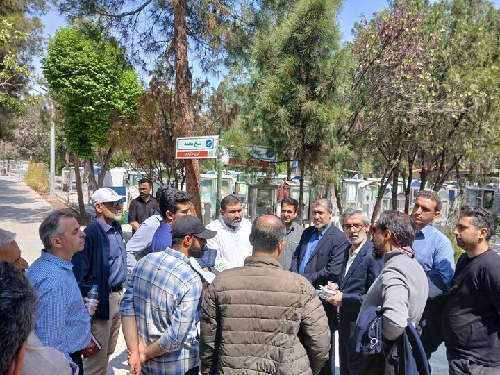 پیشرفت ۹۵ درصد عملیات عمرانی در قطعه ۴۰ بهشت زهرا (س)