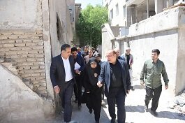بازدید میدانی شمس‌احسان و کاشانی پور از محله جوادیه