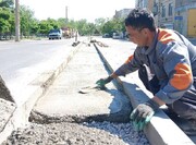 تکمیل عملیات اصلاح هندسی و ارتقای ایمنی معابر در منطقه ۱۴