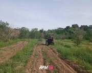آغاز عملیات مکانیزه حذف علف‌های هرز در بوستان چیتگر