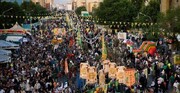 حضور پرشور مردم از میدان امام حسین(ع) تا آزادی