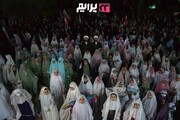 برگزاری جشن تکلیف دختران تازه مکلف‌شده در تجمع حماسی مردم منطقه ۲۲