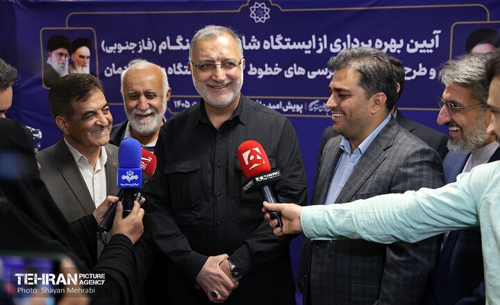 آیین بهره‌برداری پروژه توسعه دسترسی خطوط ۲ و ۴ مترو تهران