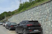 دیواره خطرساز انتهای خیابان فروردین در درکه ایمن‌سازی شد