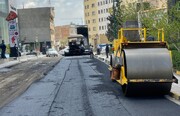 ثبت عملکرد مطلوب منطقه ۲۲ در اجرای عملیات روکش آسفالت معابر