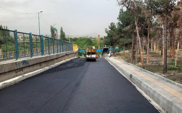 رمپ بوستان جنگلی سرخهحصار به بزرگراه شهید یاسینی آماده بهرهبرداری شد