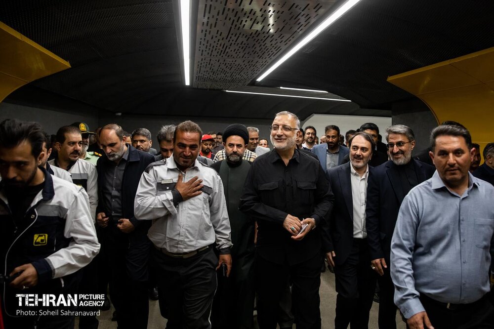 افتتاح ایستگاه مترو ورزشگاه تختی