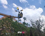 اجرای عملیات گسترده رفع خاموشی و بهسازی روشنایی بوستان‌های منطقه ۲۲