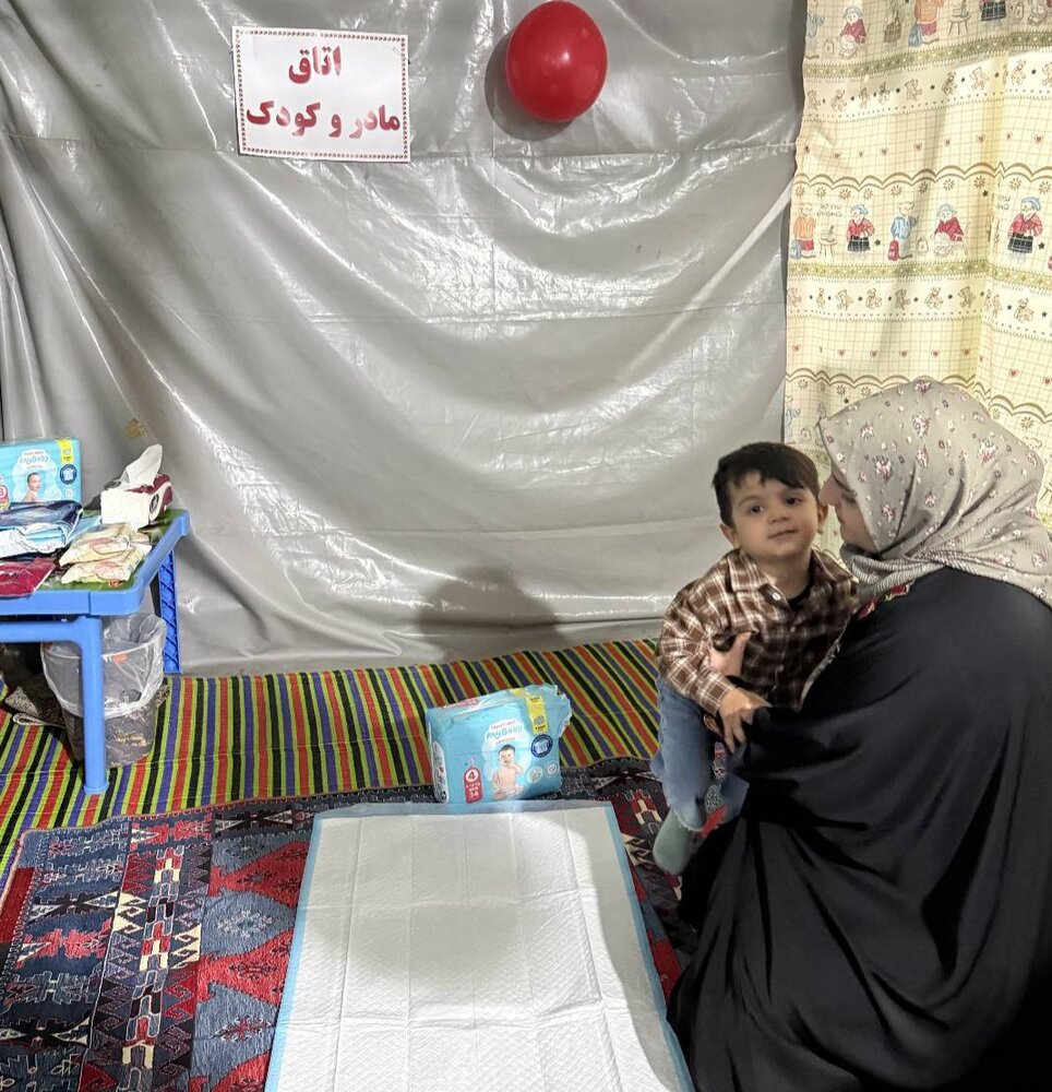 برپایی موکب "ایران زنده‌تر از همیشه" در چهارراه نبرد منطقه ۱۳&nbsp;