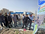 بازدید و ارزیابی اقدامات عملیاتی صورت گرفته در مسیر سرزندگی منطقه ۲۲