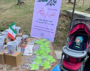 کاشت ۱۰۰ اصله نهال به نام نوزادان منطقه یک در پویش نفس‌های تازه شهر