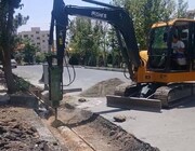 بهسازی معابر و کف‌کشی انهار در اجرای طرح ۳۶۰ درجه عمرانی