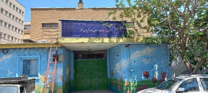 عملیات همسان‌سازی سردرب مدارس شاهد منطقه ۶ به پایان رسید