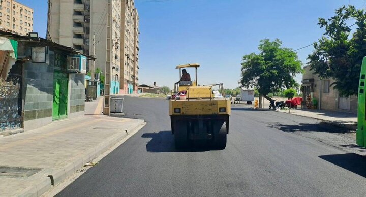 توزیع بیش از ۹۴۰۰ تن آسفالت در اردیبهشت ماه سال جاری در منطقه ۲۰
