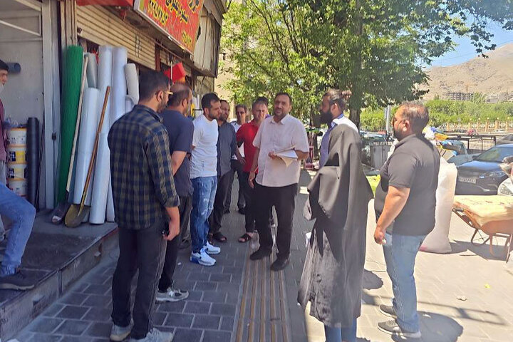 ضرب‌الاجل قاطع مدیریت شهری برای اصناف پرخطر دارای مزاحمت در منطقه یک تهران 