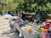 نمایش دست‌آفریده‌های بانوان کارآفرین در بوستان سلامت منطقه ۲