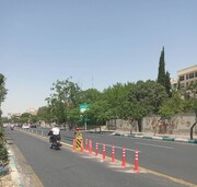 نصب تجهیزات ترافیکی و ایمن‌سازی معابر در نواحی ۹ گانه منطقه ۴