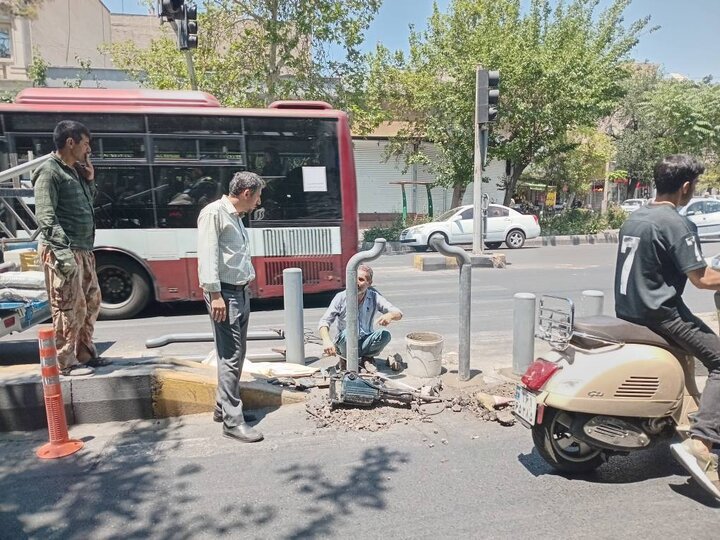 مناسب‌سازی معابر منطقه ۸ برای توان‌یابان و سالمندان