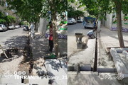 پاسخ به مطالبات شهروندی؛ لکه‌گیری و مرمت معابر در ناحیه یک منطقه ۲۱