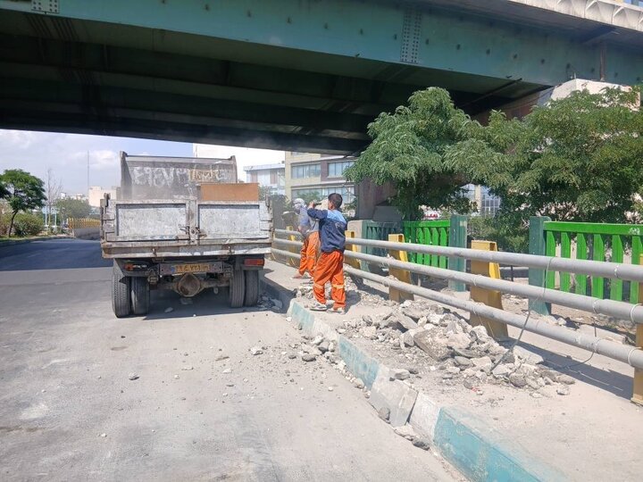 نگهداشت مستمر در محورهای مدنی، دماوند و معابر منتهی به آن در منطقه ۸ 