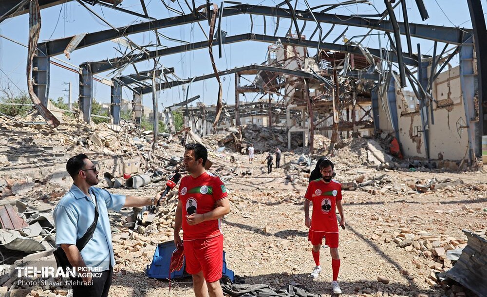 دیدار پیشکسوتان استقلال و پرسپولیس و اصحاب رسانه