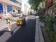 اجرای بیش از ۶ هزار تن آسفالت مکانیزه و لکه‌گیری در سطح منطقه ۵