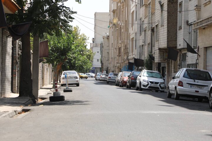  بهسازی بیش از ۴۵۰۰ مترمربع از معابر محلی در منطقه ۱۹
