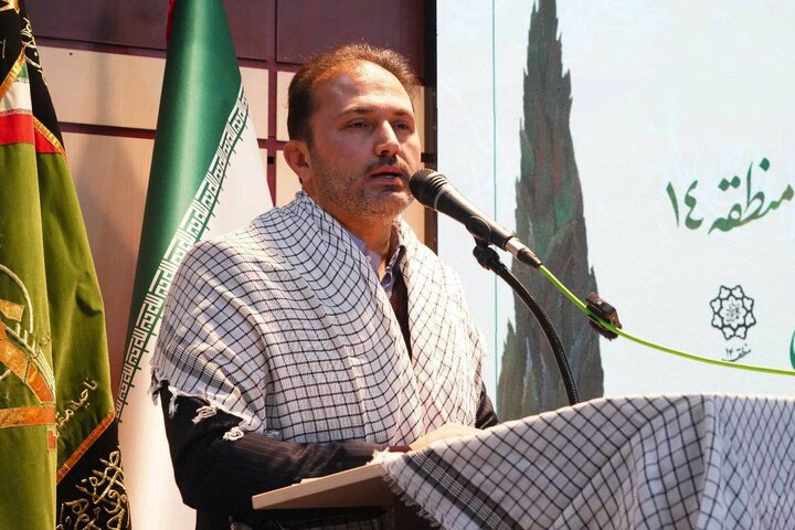 شهر تهران در سوگ رهبر شهید؛ منطقه ۱۴ میزبان زائران کهگیلویه و بویراحمد