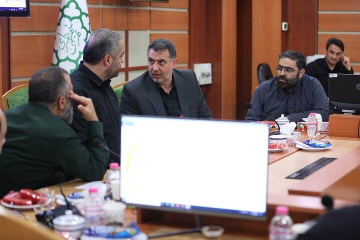 جلسه هماهنگی میزبانی از زائران مراسم تشییع «رهبر شهید» با حضور مسئولان سپاه حضرت عباس(ع) استان اردبیل برگزار شد