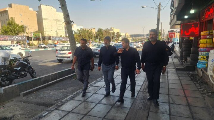 بازدید میدانی شهردار منطقه ۴ از روند آماده‌سازی محورهای مراسم تشییع رهبر شهید