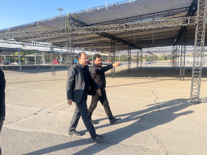 بازدید سرزده مدیر حوزه و مشاور عالی معاون مالی شهردار تهران از زائرشهر بوستان ولایت