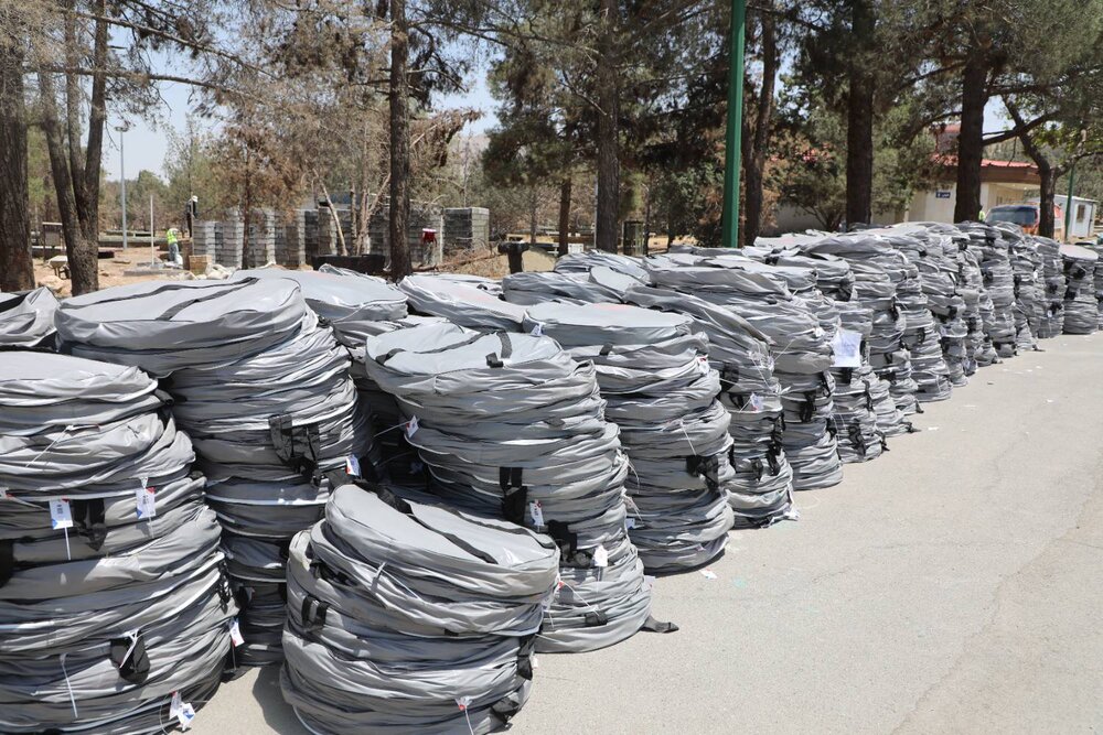 برپایی ۳ هزار چادر اسکان موقت در بوستان ۶۰۰ هکتاری سرخه حصار