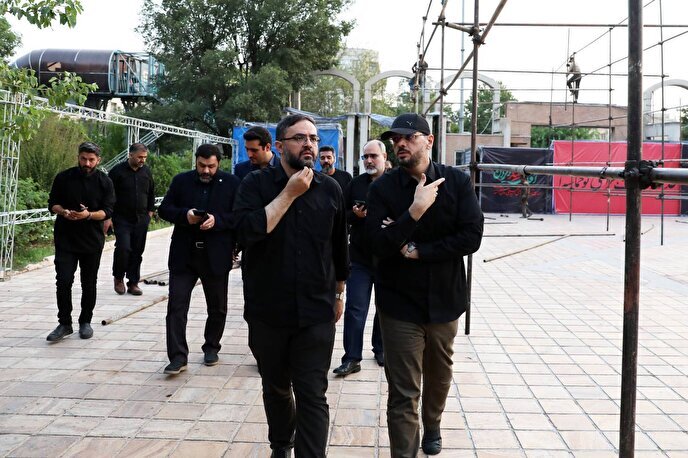 بازدید رئیس سازمان فرهنگی هنری شهرداری از روند آماده‌سازی زائرسراها