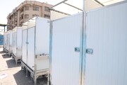 احداث و جانمایی ۴۱۰ چشمه سرویس بهداشتی در مسیر تشییع و اقامت زائران در منطقه ۲