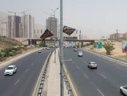 پوشش پرچم سیاه بر ۵۴ کیلومتر از محورهای شمال‌غرب تهران