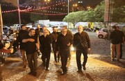 بازدید استاندار و دبیر ستاد ملی آیین تشییع و وداع با رهبر شهید از زائر شهر عباس‌آباد تهران 