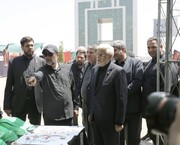 بازدید معاون اول رئیس جمهور از زائر شهر عباس‌آباد تهران