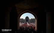 اقامه نماز بر پیکر آقای شهید ایران