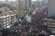 منطقه ۱۰ میزبان عزادران مراسم تشییع امام شهید