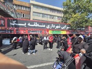 پایش میدانی HSE منطقه یک در مسیرهای مراسم تشییع رهبر شهید