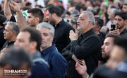 شهردار تهران در میان تشییع‌کنندگان