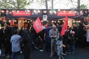 استقرار ۶۵ موکب مردمی منطقه ۱۳ در ایام بدرقه آقای شهید ایران 
