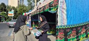  ۸ ایستگاه راهنمای زائران مراسم وداع و بدرقه رهبر شهید در منطقه یک بر پا بود