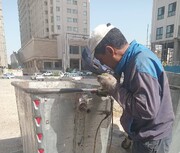 آغاز عملیات مرمت مخازن پسماند معابر منطقه ۲۲
