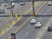 ارتقای ایمنی و نظم ترافیکی مسیر خط یک BRT خیابان آزادی در منطقه ۱۰